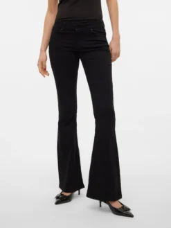 VMSIGI Niedrige Taille Ausgestellt Jeans