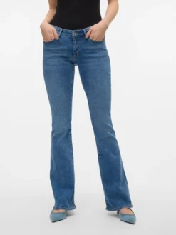 VMSIGI Niedrige Taille Ausgestellt Jeans