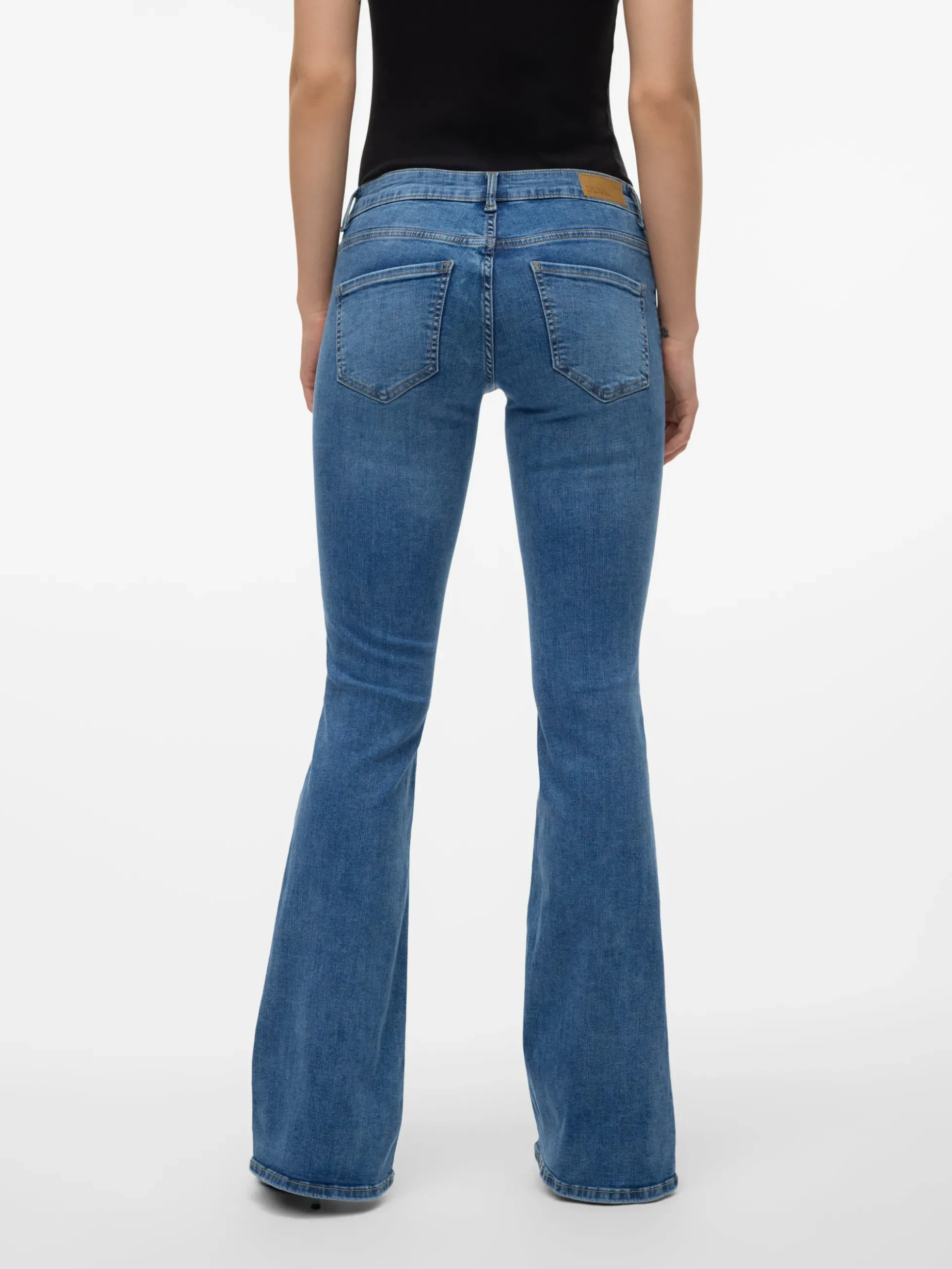 VMSIGI Niedrige Taille Ausgestellt Jeans