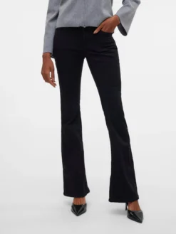 VMSIGI Niedrige Taille Ausgestellt Jeans
