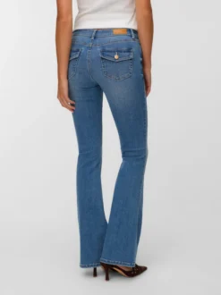 VMSIGI Niedrige Taille Ausgestellt Jeans