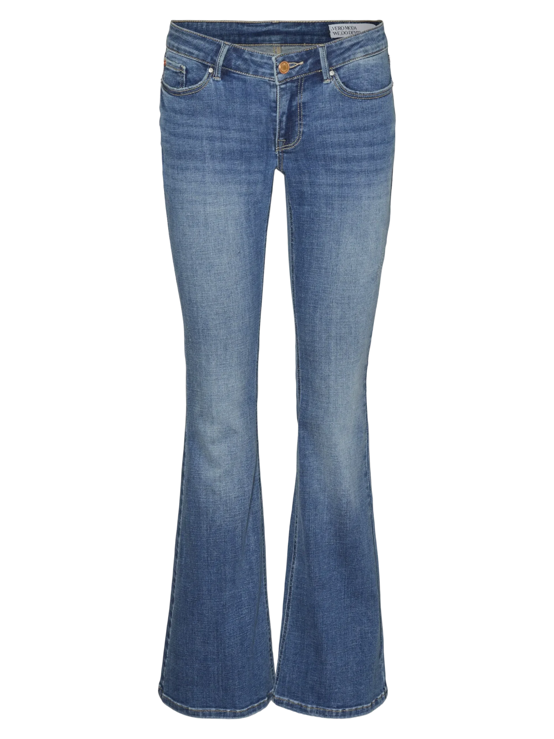 VMSIGI Niedrige Taille Ausgestellt Jeans