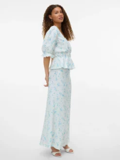 VMSOMYA Hohe Taille Langer Rock