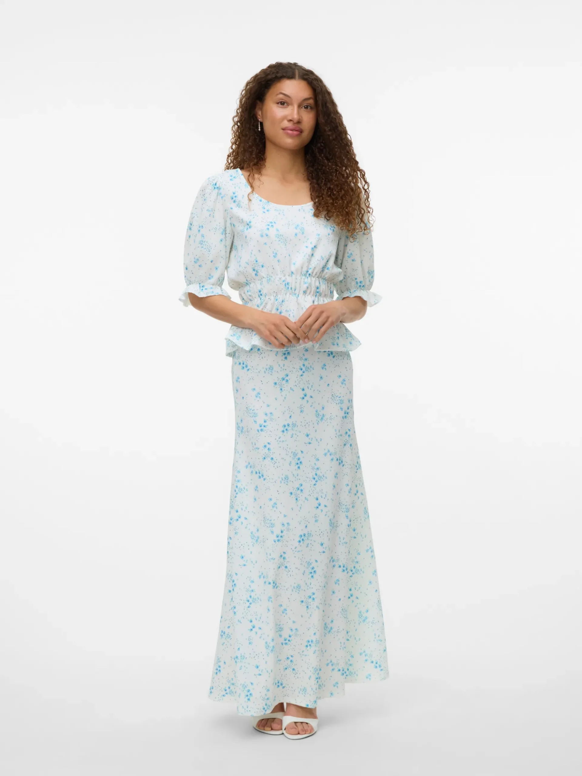 VMSOMYA Hohe Taille Langer Rock