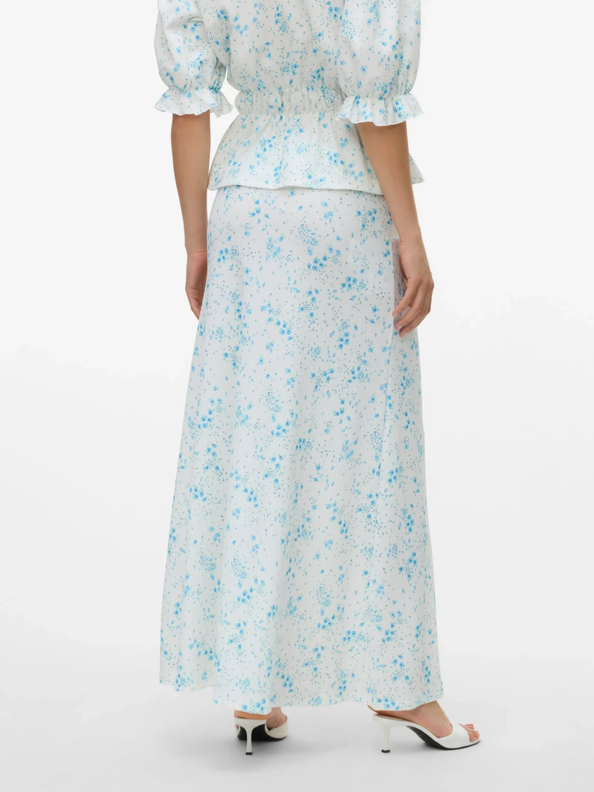 VMSOMYA Hohe Taille Langer Rock