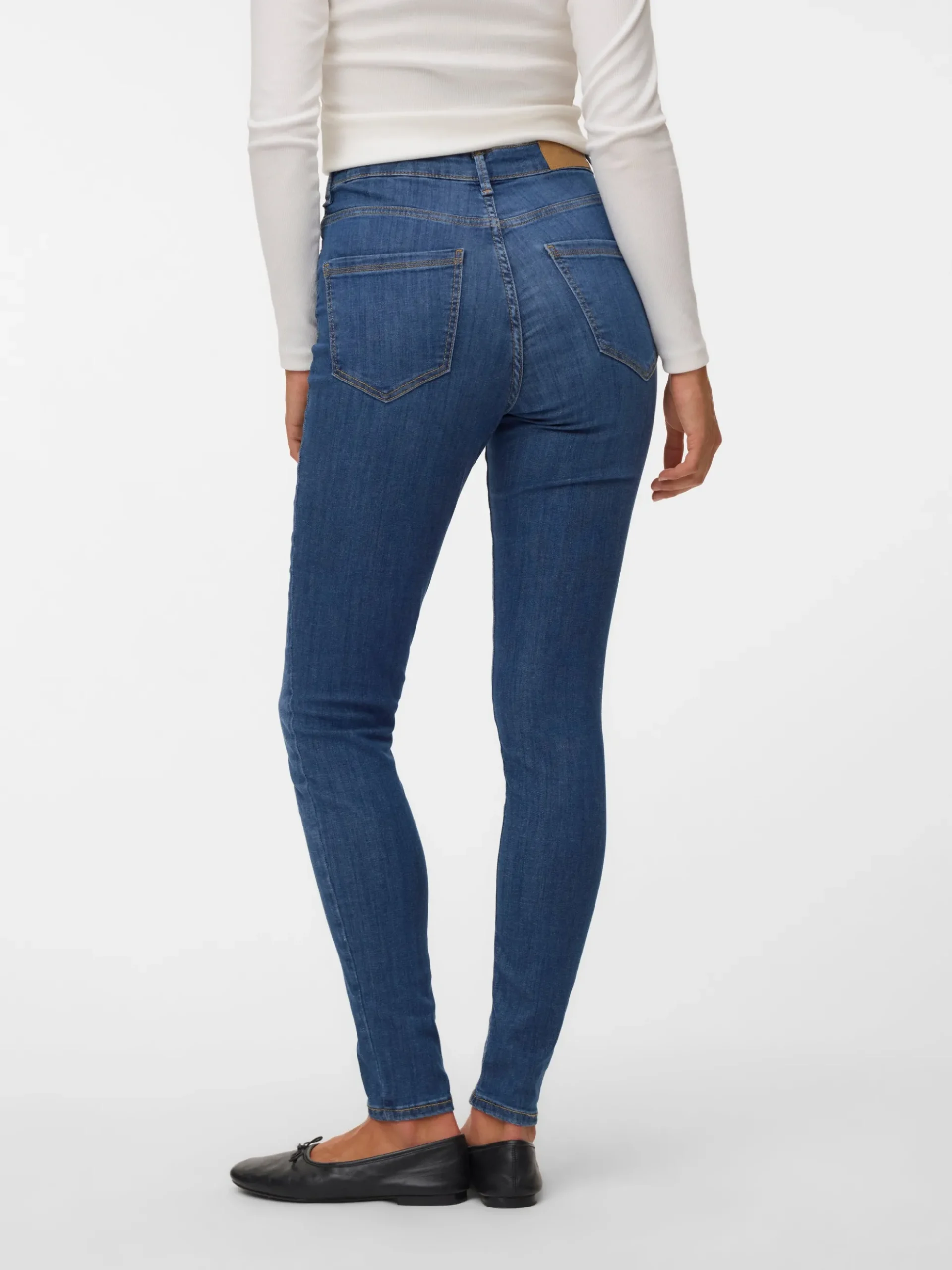 VMSOPHIA Hohe Taille Skinny Fit Jeans