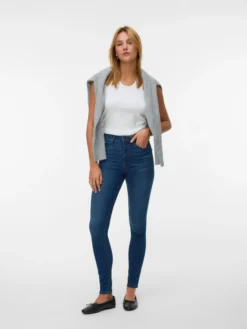 VMSOPHIA Hohe Taille Skinny Fit Jeans