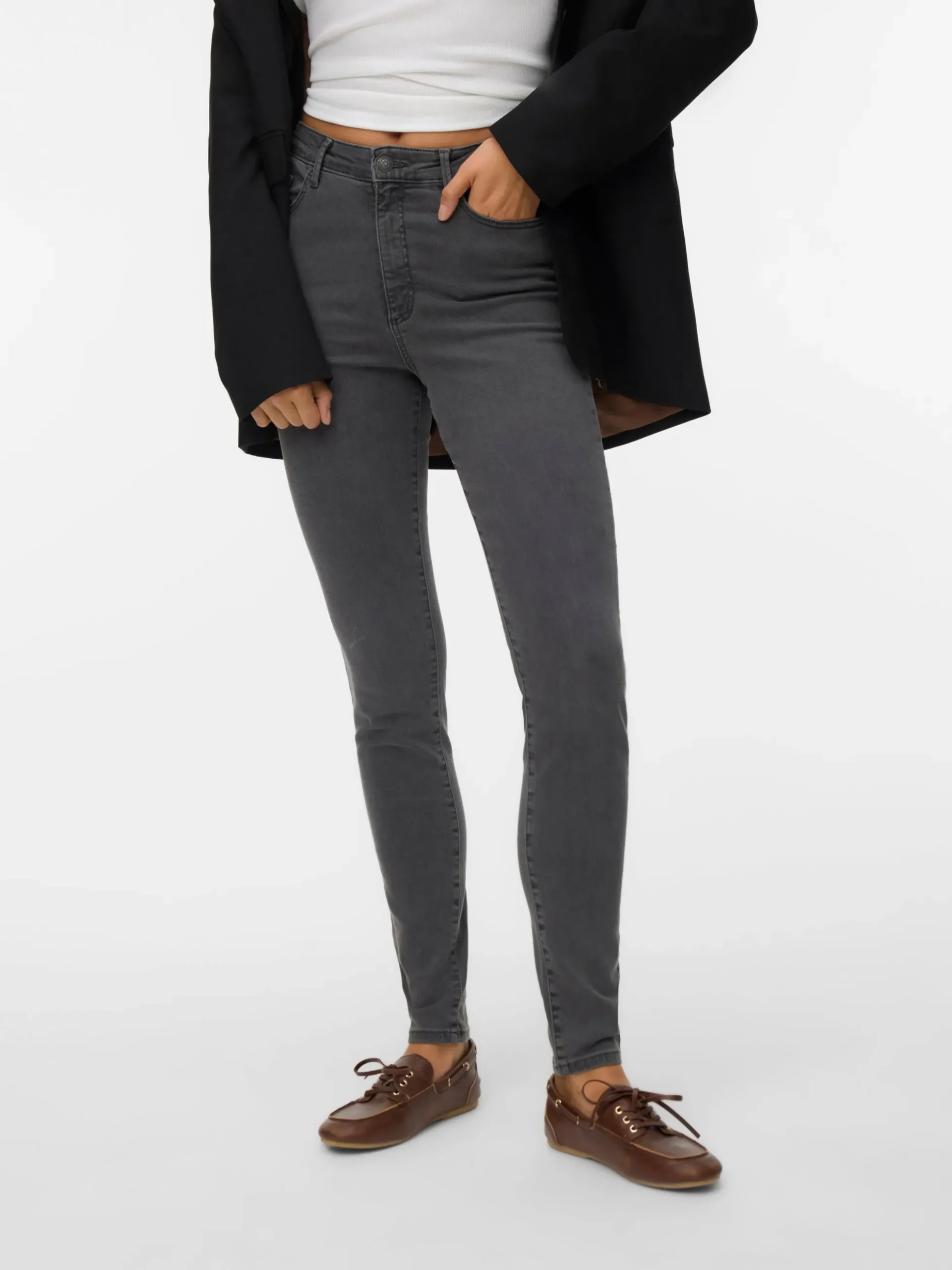 VMSOPHIA Hohe Taille Skinny Fit Jeans