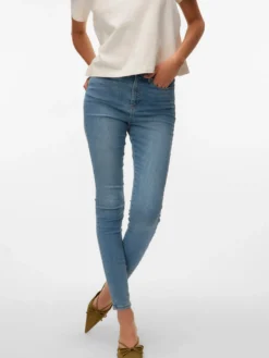 VMSOPHIA Hohe Taille Skinny Fit Jeans