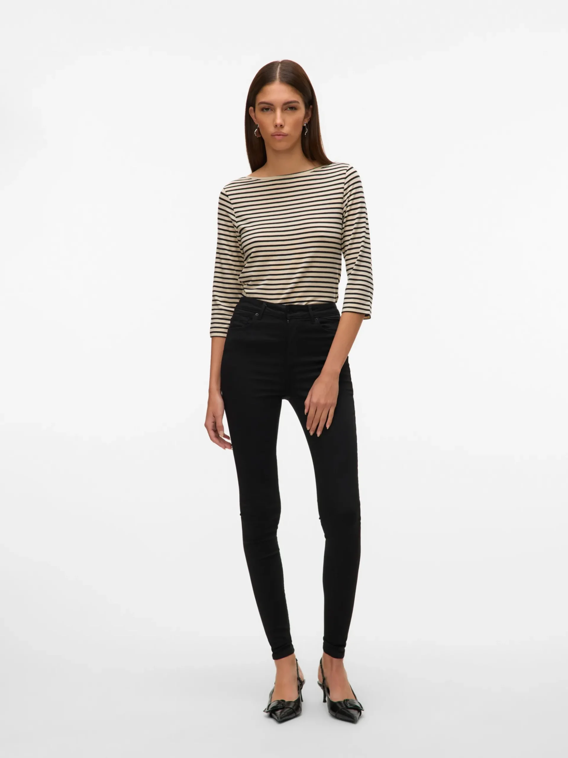 VMSOPHIA Hohe Taille Skinny Fit Jeans