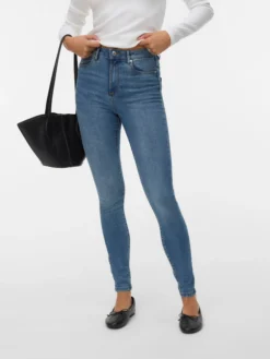 VMSOPHIA Hohe Taille Skinny Fit Jeans