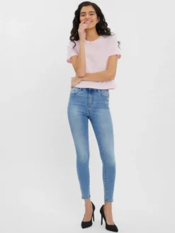 VMSOPHIA Hohe Taille Skinny Fit Jeans