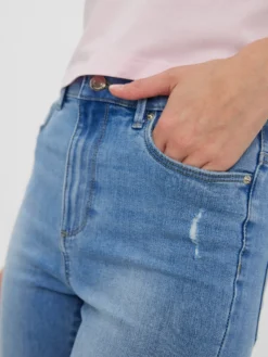 VMSOPHIA Hohe Taille Skinny Fit Jeans