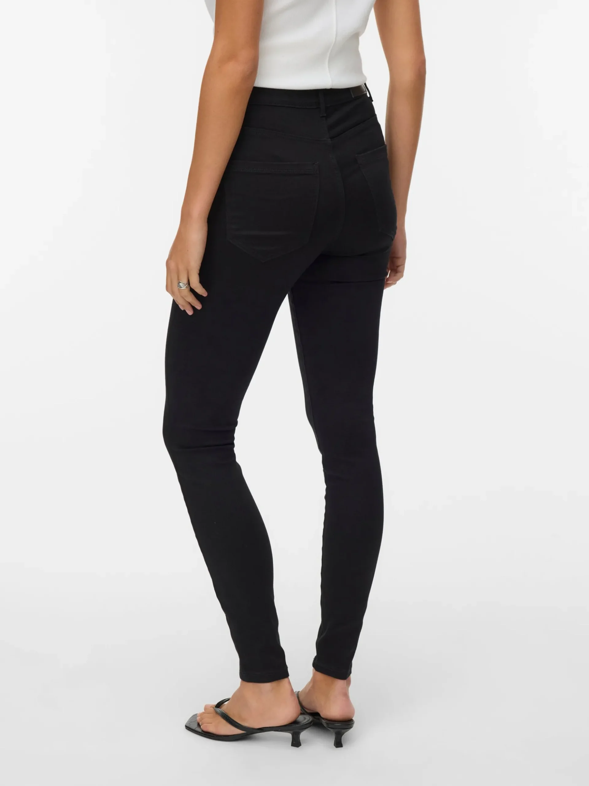 VMSOPHIA Hohe Taille Slim Fit Jeans