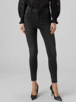 VMSOPHIA Hohe Taille Slim Fit Jeans