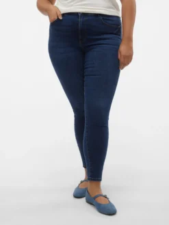 VMSOPHIA Hohe Taille Slim Fit Jeans