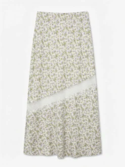 VMSUNNI Mittlere Taille Langer Rock