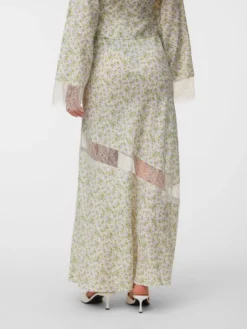 VMSUNNI Mittlere Taille Langer Rock