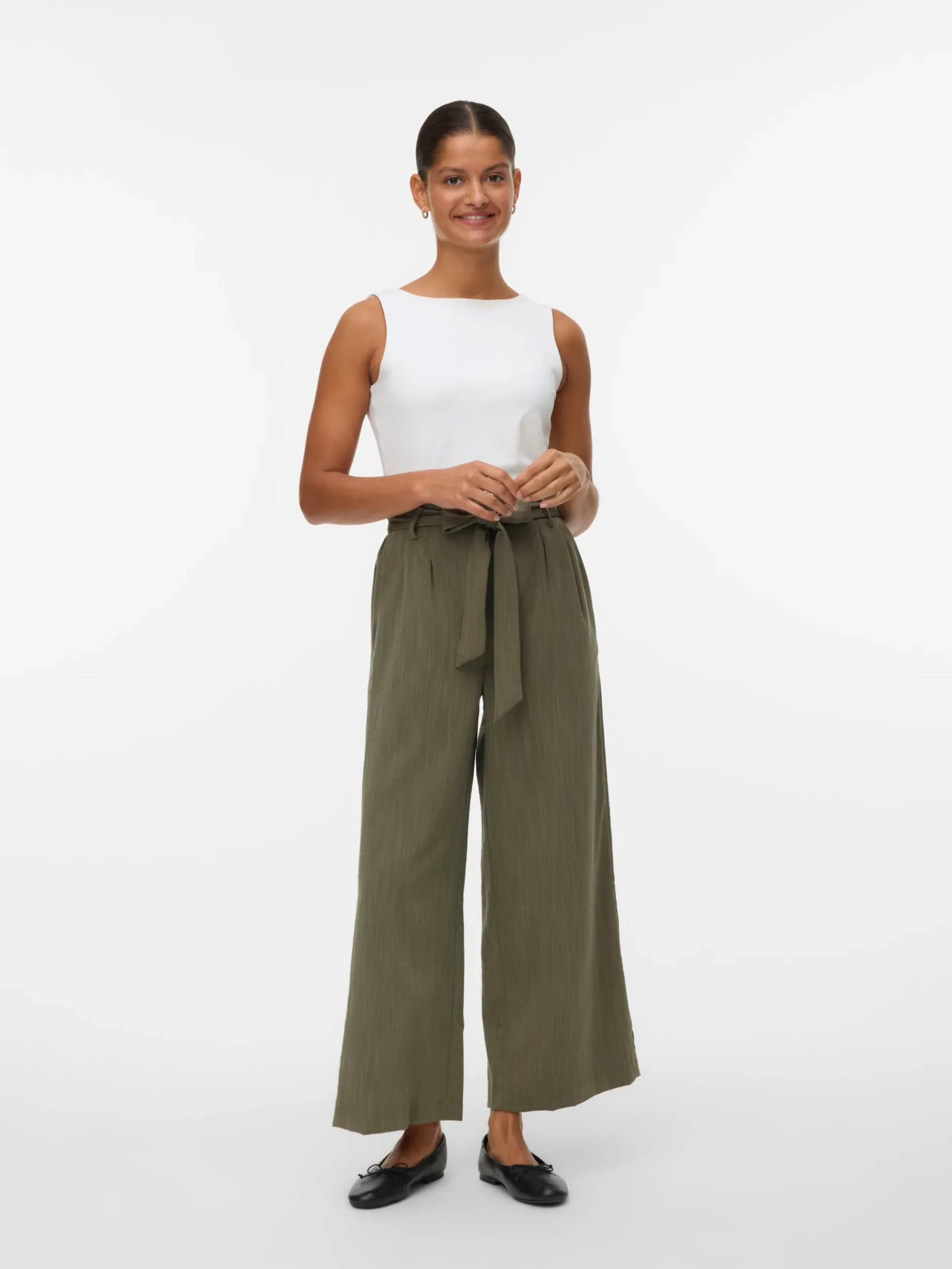 VMSYDNEY Hohe Taille Ancle Hose