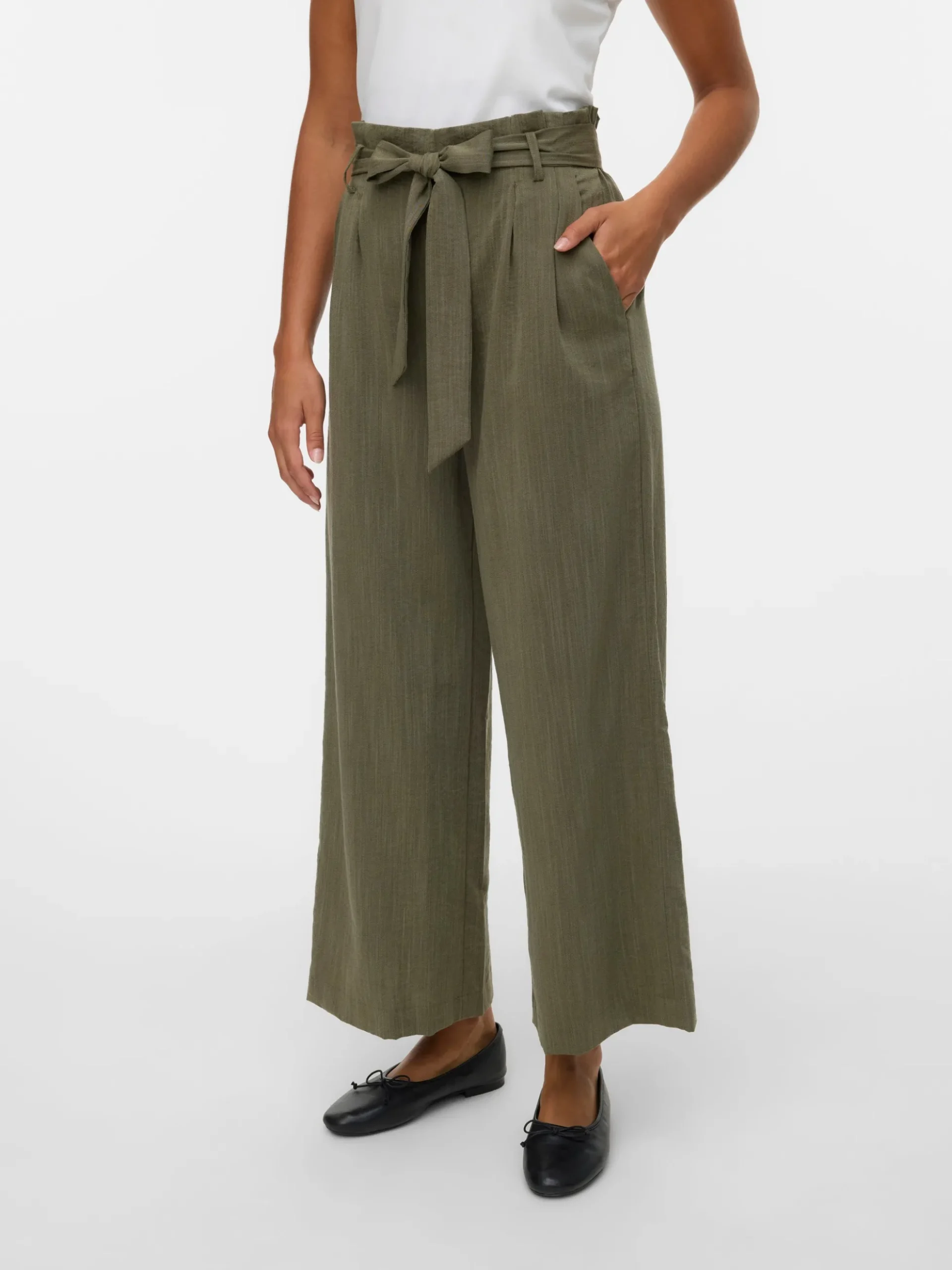 VMSYDNEY Hohe Taille Ancle Hose