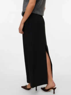 VMTAMI Mittlere Taille Langer Pinstripe Rock