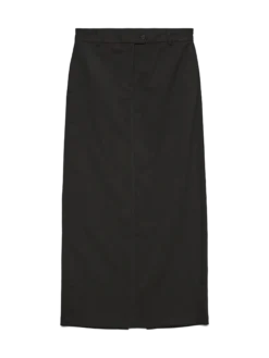 VMTAMI Mittlere Taille Langer Pinstripe Rock