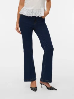 VMTANNA Hohe Taille Ausgestellt Jeans