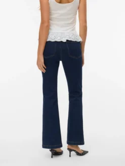 VMTANNA Hohe Taille Ausgestellt Jeans