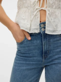 VMTANNA Hohe Taille Ausgestellt Jeans