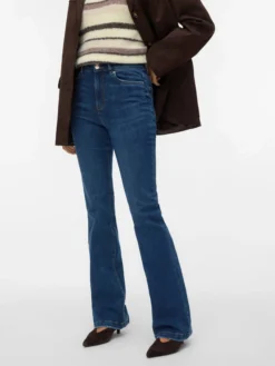 VMTANNA Hohe Taille Ausgestellt Jeans