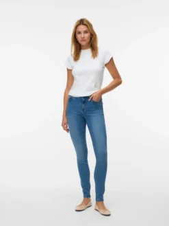 VMTANYA Mid Rise Skinny Fit Jeans