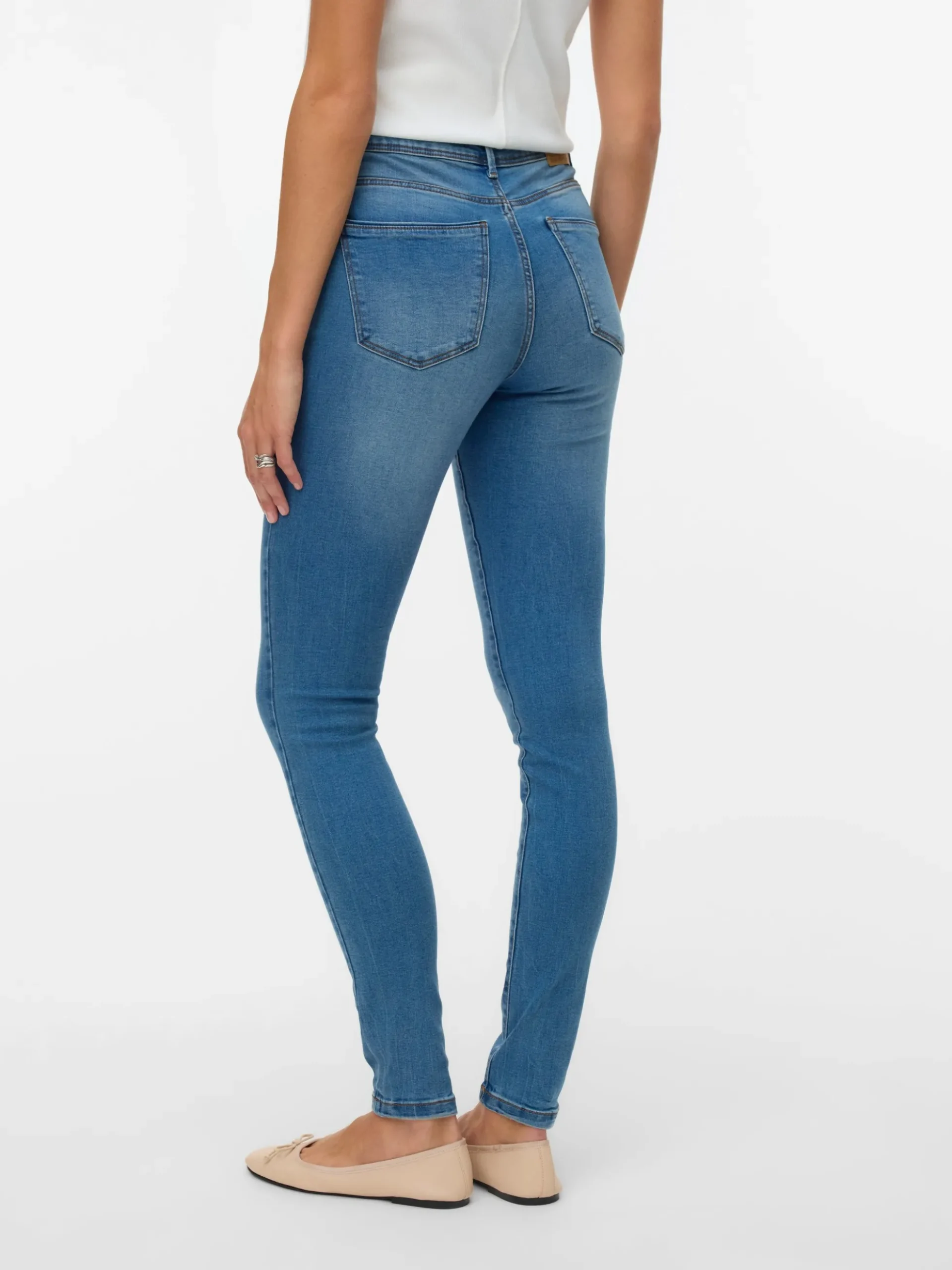 VMTANYA Mid Rise Skinny Fit Jeans