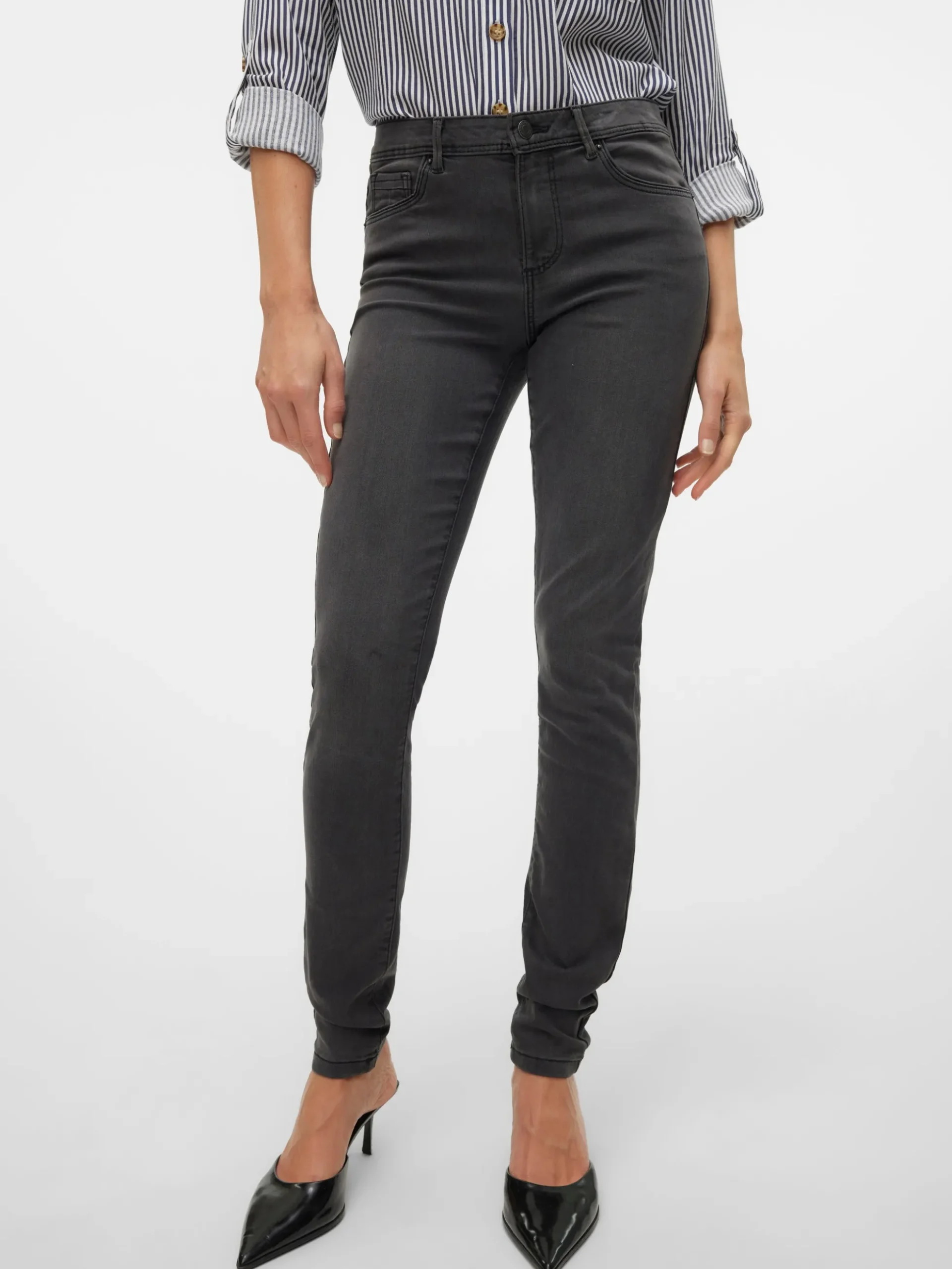 VMTANYA Mid Rise Skinny Fit Jeans