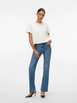 VMTESSA Hohe Taille Gerade geschnitten Jeans