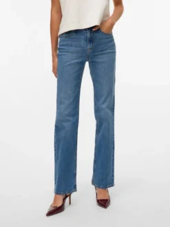 VMTESSA Hohe Taille Gerade geschnitten Jeans