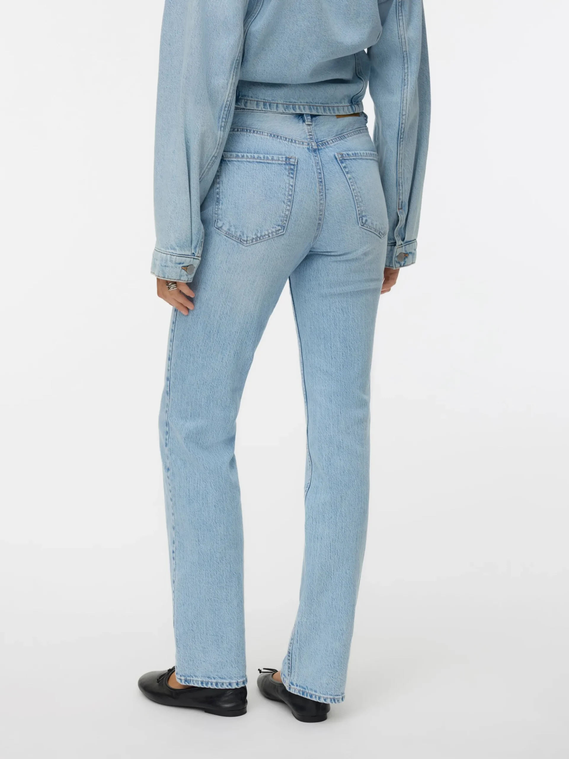 VMTESSA Hohe Taille Gerade geschnitten Jeans