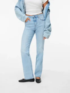 VMTESSA Hohe Taille Gerade geschnitten Jeans