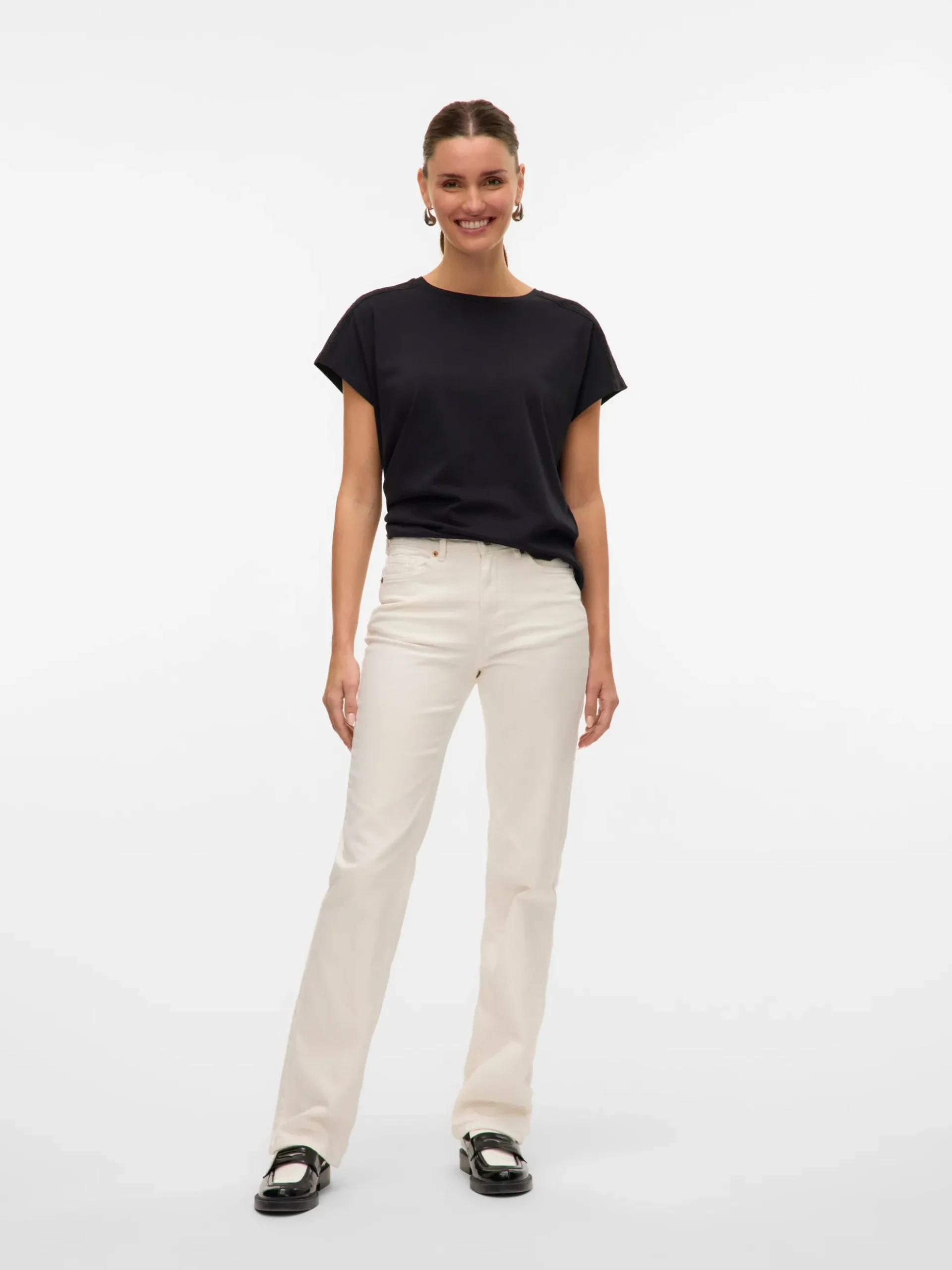 VMTESSA Hohe Taille Gerade geschnitten Jeans