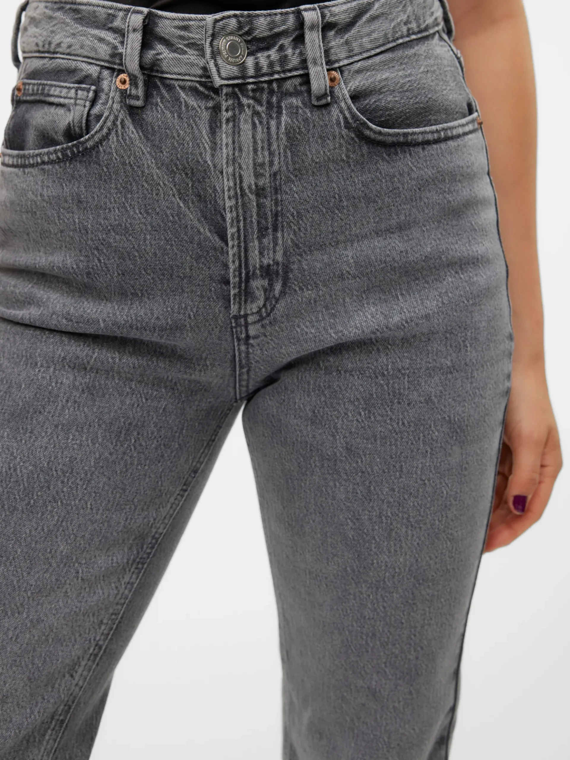 VMTESSA Hohe Taille Gerade geschnitten Jeans