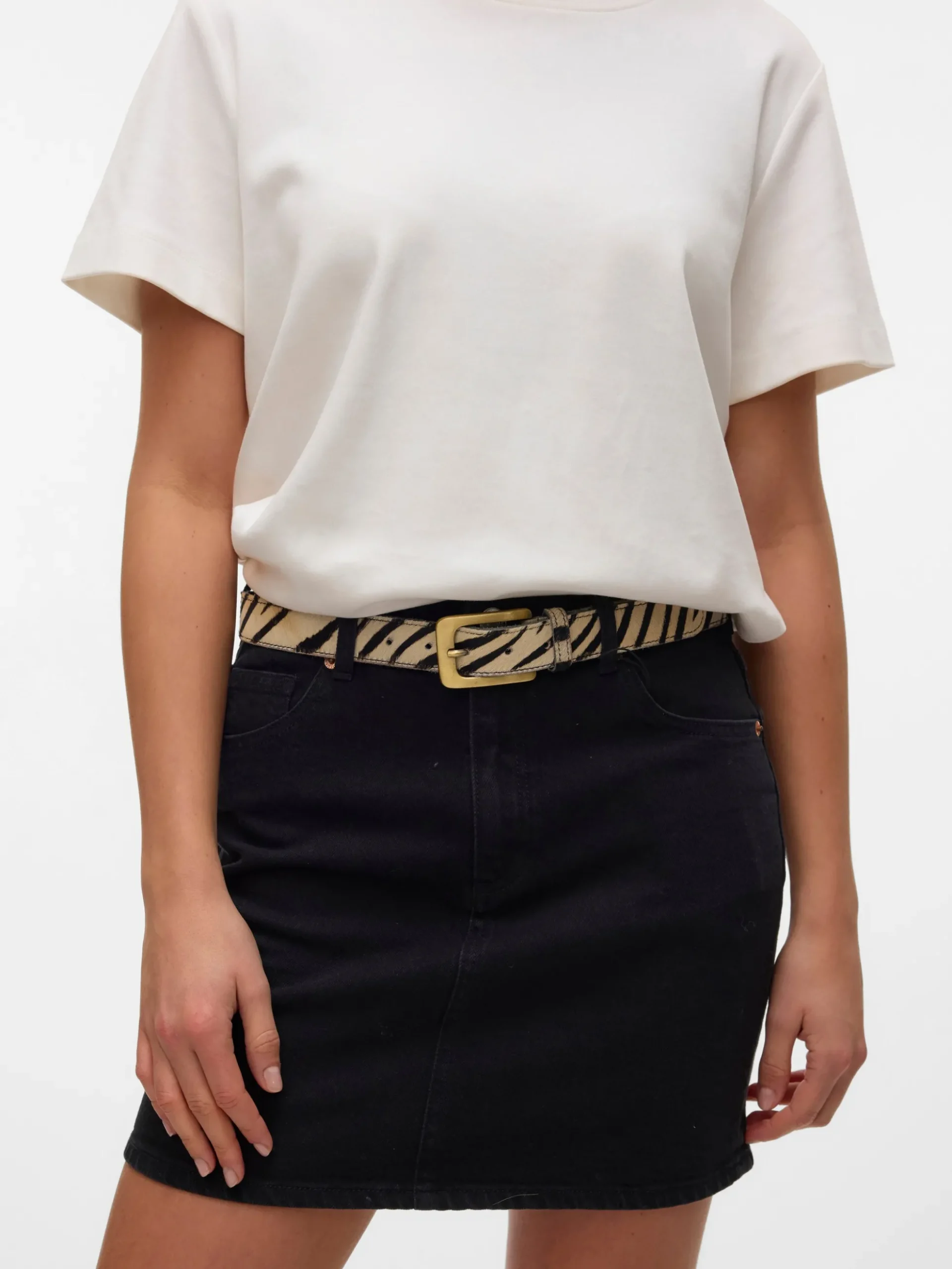 VMTESSA Hohe Taille Kurzer Rock