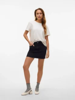 VMTESSA Hohe Taille Kurzer Rock