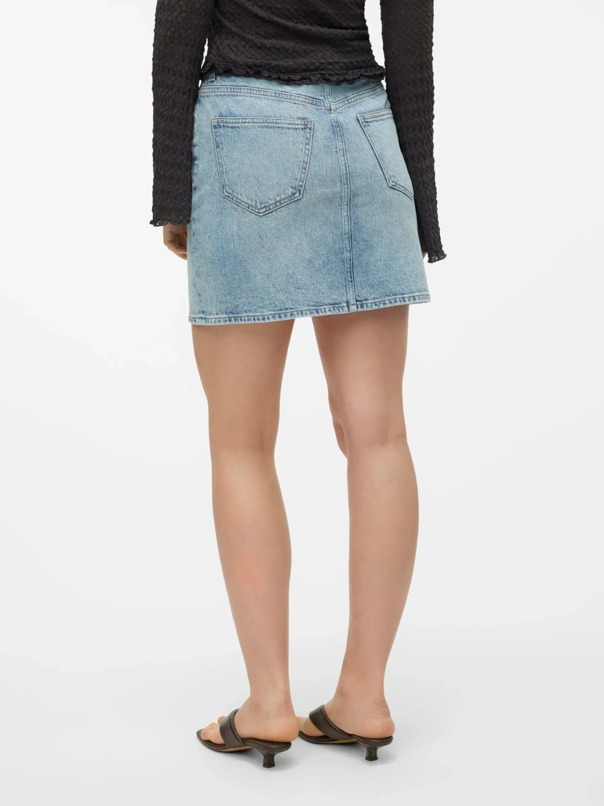 VMTESSA Hohe Taille Kurzer Rock