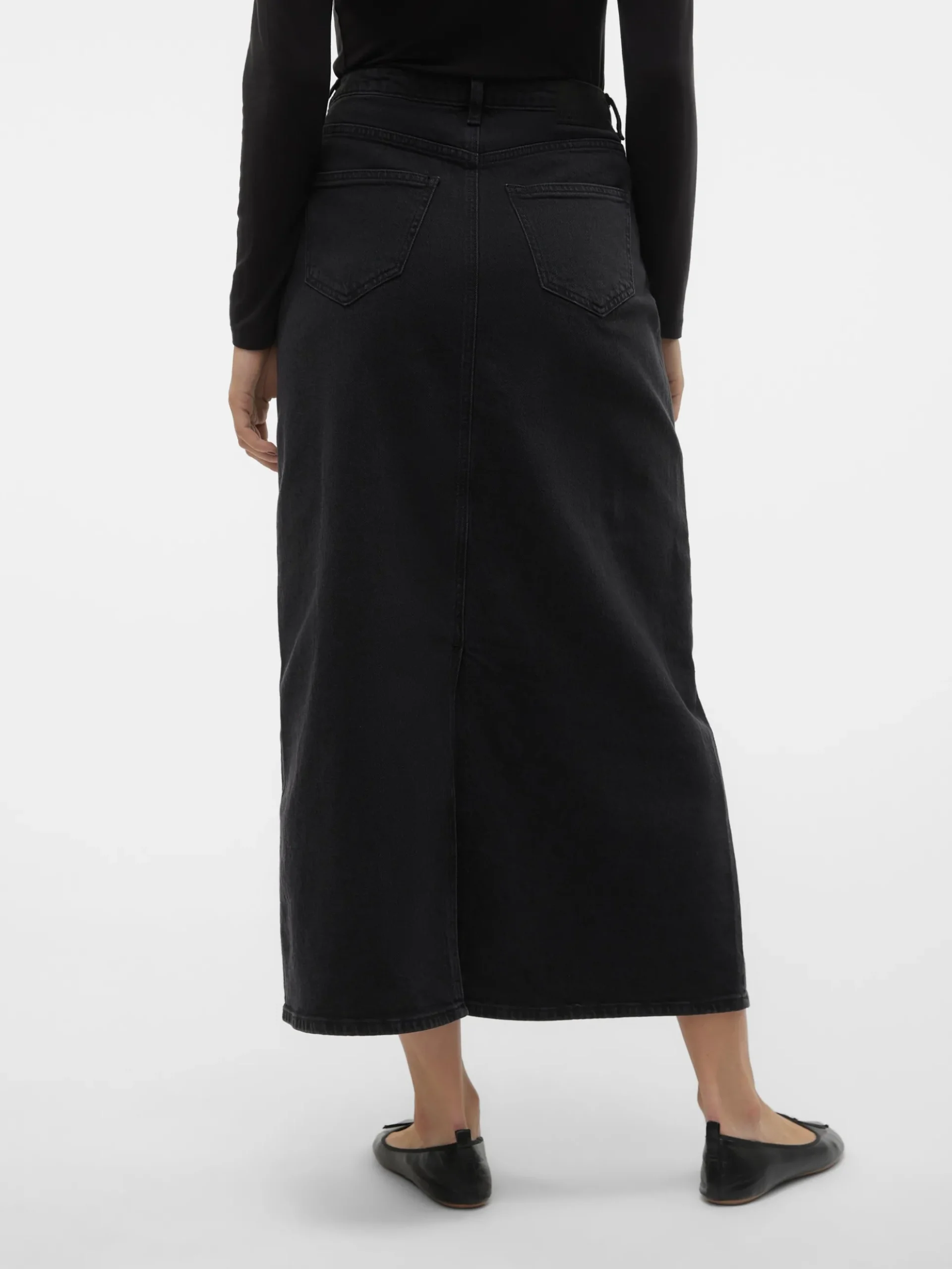 VMTESSA Hohe Taille Langer Rock