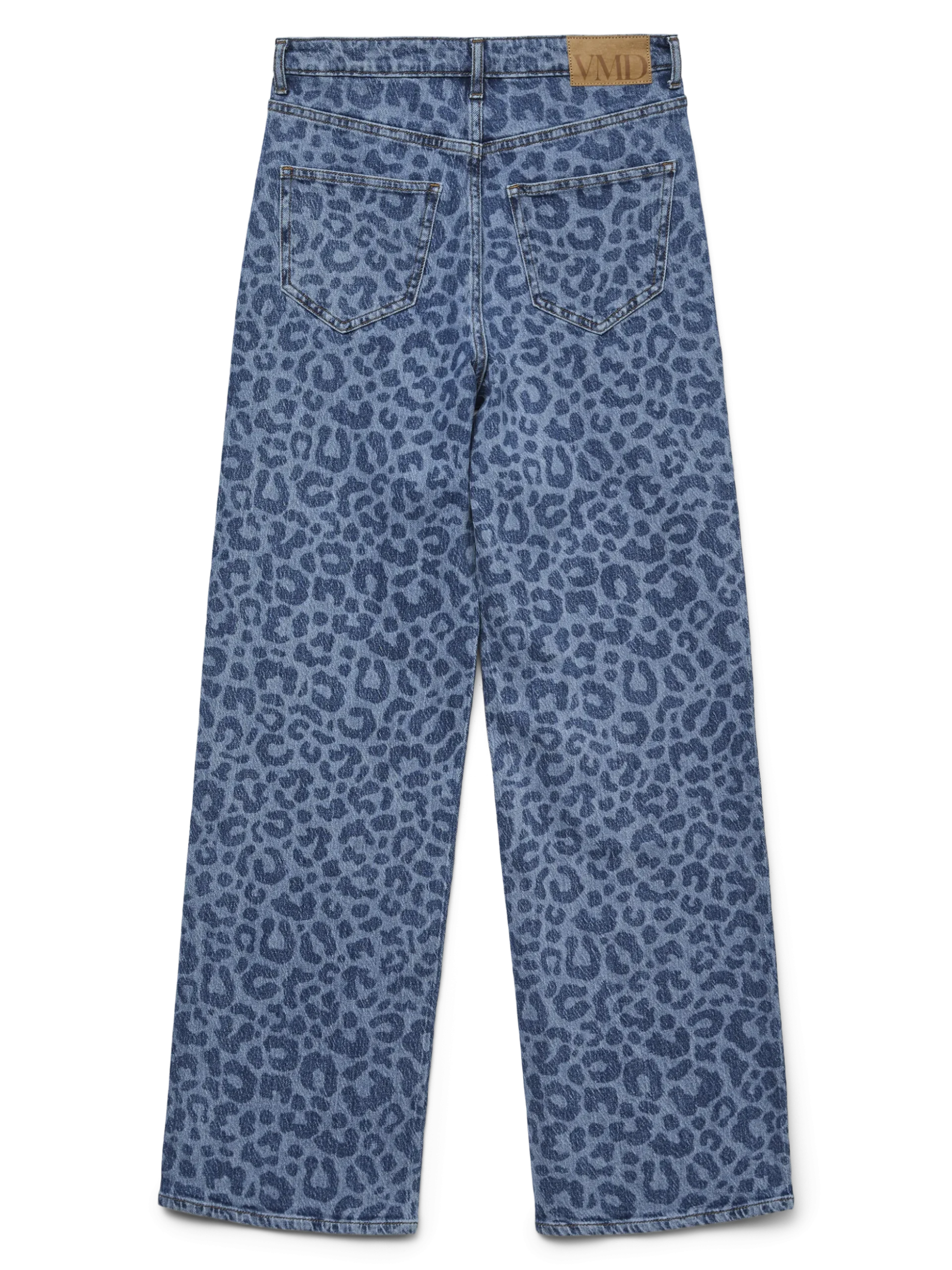 VMTESSA Hohe Taille Weite Passform - kurz geschnitten Jeans