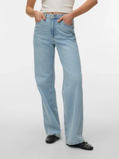VMTESSA Hohe Taille Weiter Beinschnitt Jeans