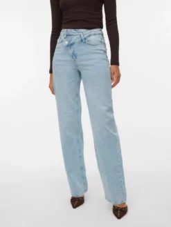 VMTESSA Hohe Taille Weiter Beinschnitt Jeans