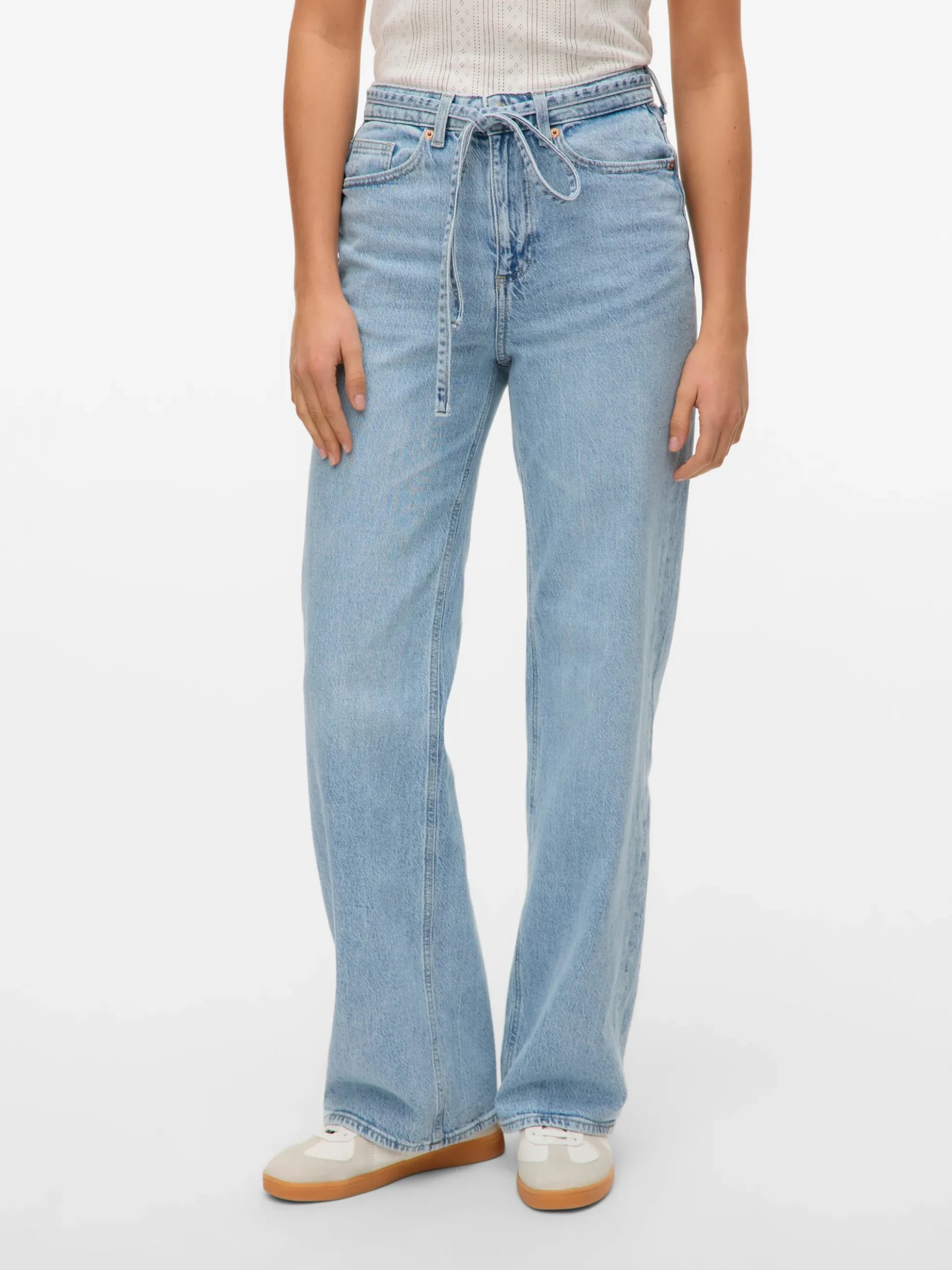 VMTESSA Hohe Taille Weiter Beinschnitt Jeans