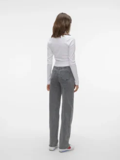 VMTESSA Hohe Taille Weiter Beinschnitt Jeans