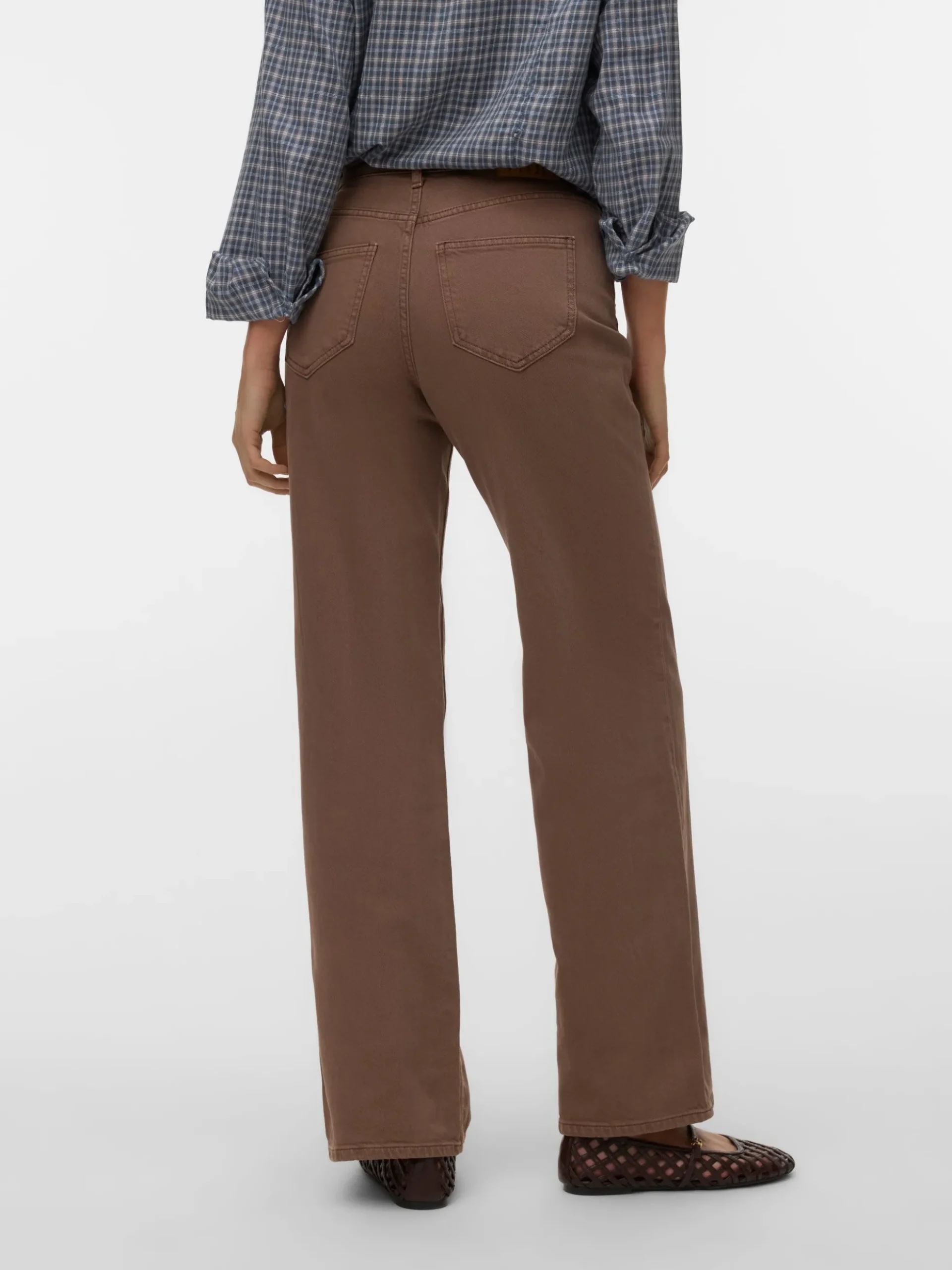 VMTESSA Hohe Taille Weiter Beinschnitt Jeans