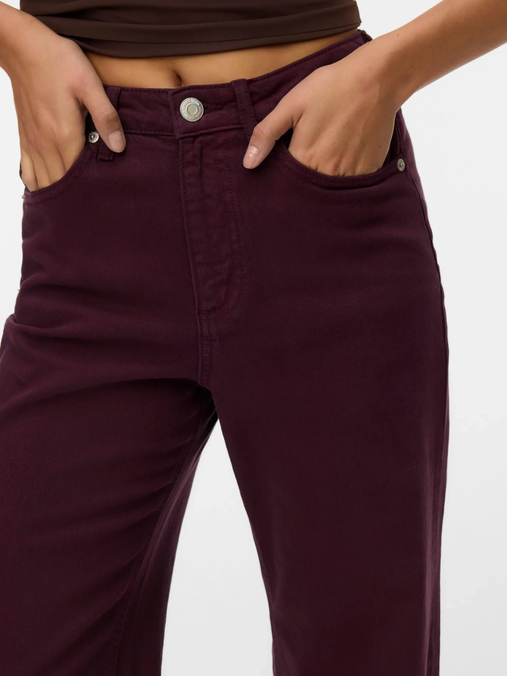 VMTESSA Hohe Taille Weiter Beinschnitt Jeans